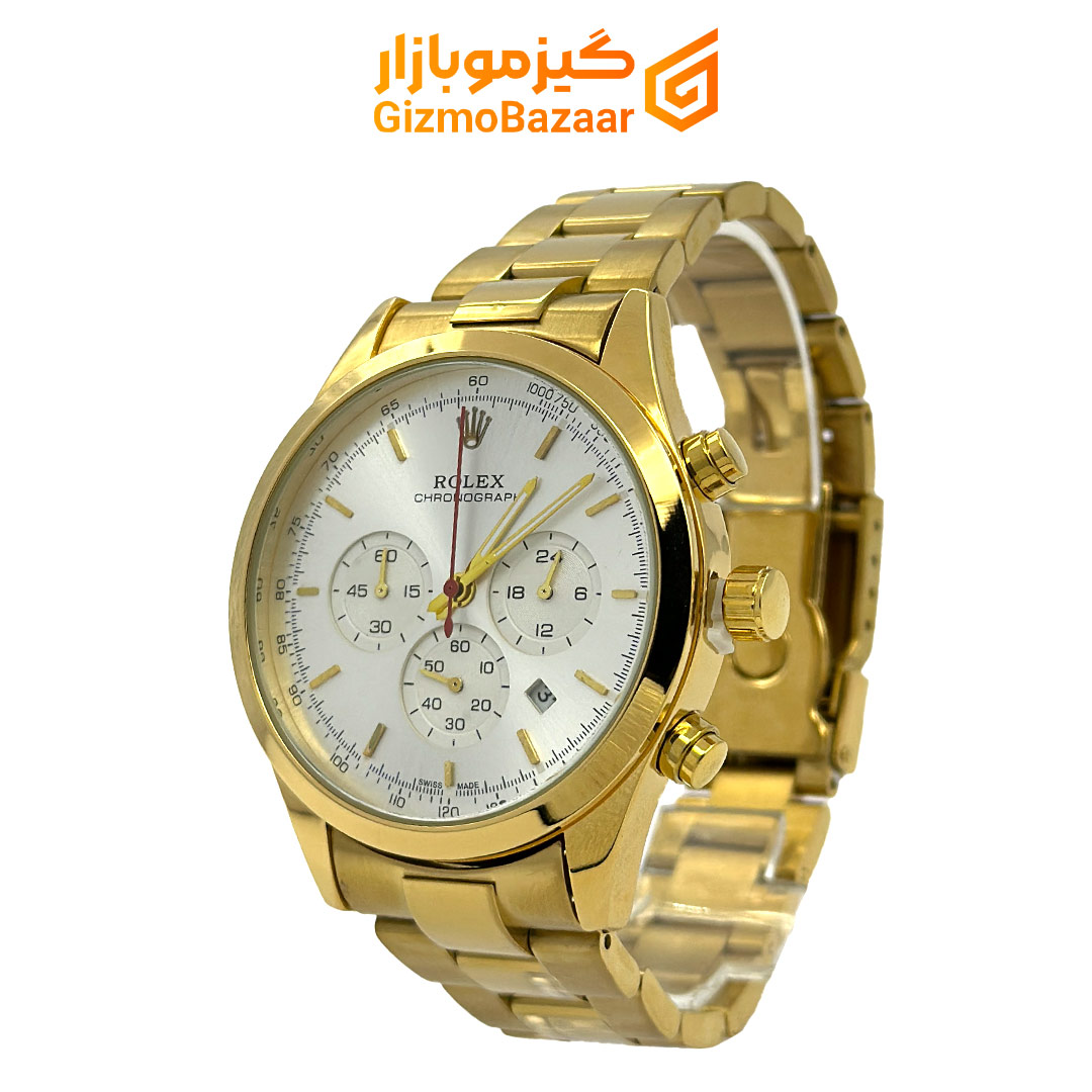 گیزموبازار | ساعت مچی عقربهای مردانه مدل رولکس سه موتوره کرنوگراف Rolex 2363گیزموبازار ، هرآنچه برای یک زندگی مدرن نیاز داری ساعت مچی عقربهای مردانه مدل رولکس سه موتوره کرنوگراف Rolex 2363