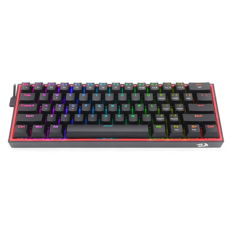 کیبورد گیمینگ مکانیکال ردراگون مدل K617 FIZZ سوییچ قرمز RGB | اورجینال