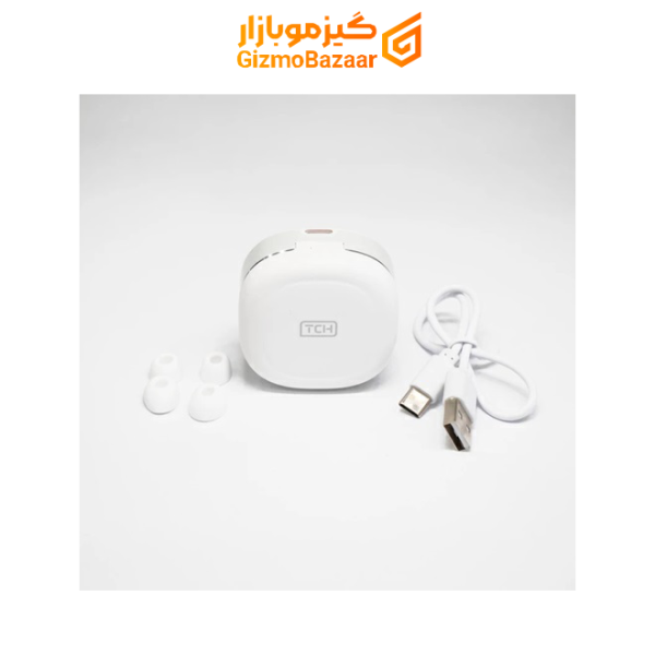 هندزفری بلوتوث Tch D6 Sound Hunt Tws سفید
