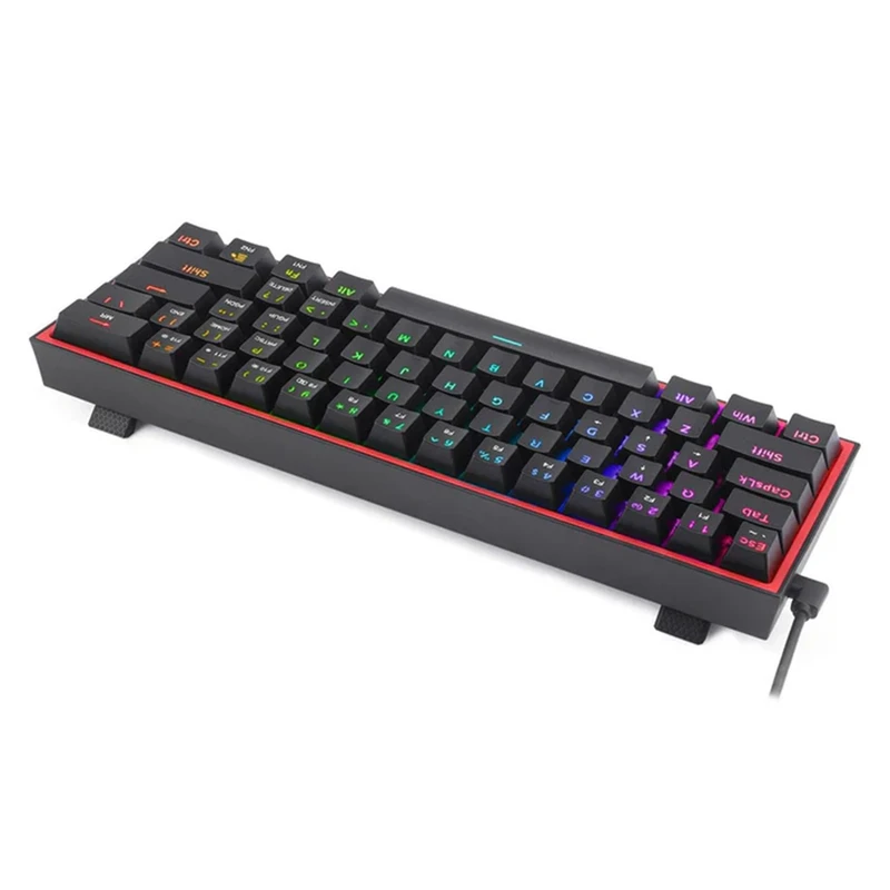 کیبورد گیمینگ مکانیکال ردراگون مدل K617 FIZZ سوییچ قرمز RGB | اورجینال