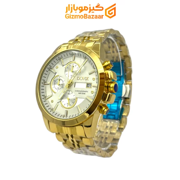 ساعت مچی عقربه‌ای مردانه داویکس تمام استیل Dovix Originally کد 110