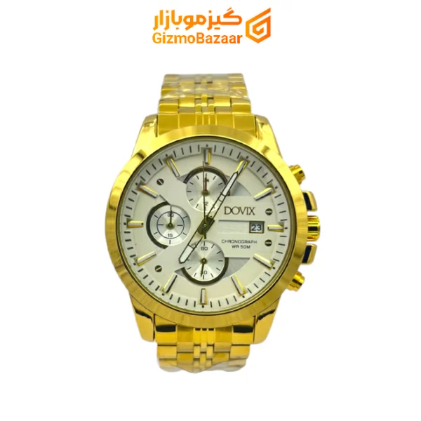 ساعت مچی عقربه‌ای مردانه داویکس تمام استیل Dovix Originally کد 110