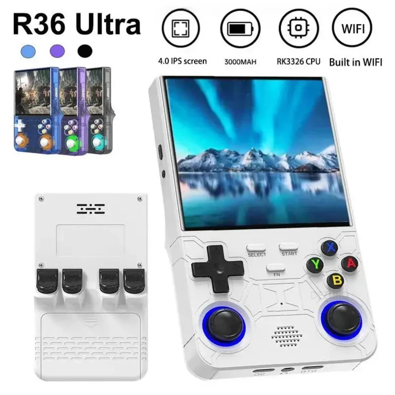 کنسول بازی قابل حمل مدل R36 ULTRA با هزاران بازی رترو | خرید اورجینال