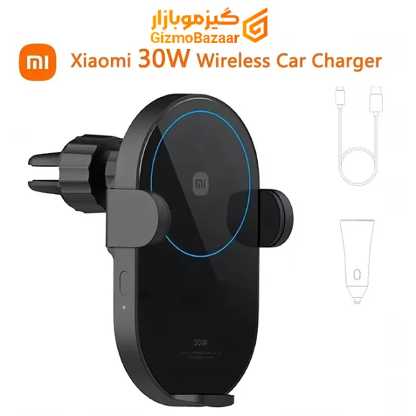 هولدر و شارژر وایرلس چندکاره شیائومی مدل Xiaomi Holder 30W W03Zm