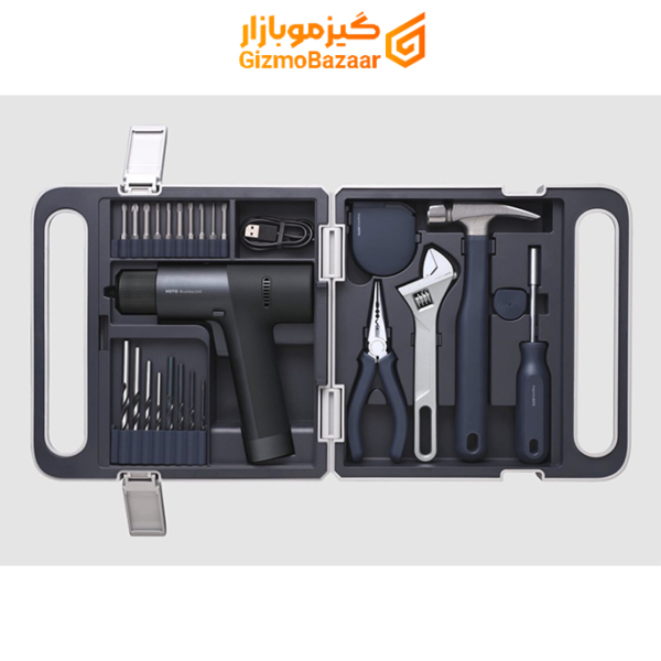 جعبه ابزار هوتو مدل Hoto 12V Brushless Drill Tool Qwdzgj002