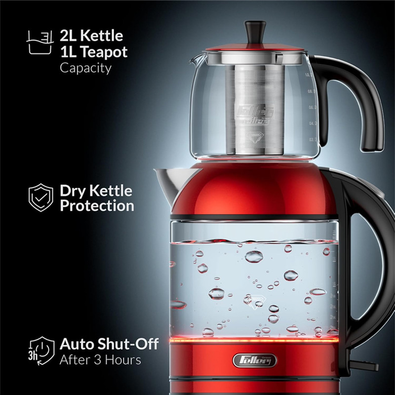 چای ساز روی هم فلر مدل Ts288