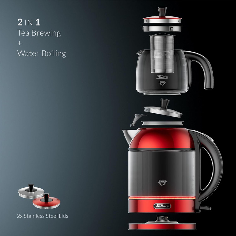 چای ساز روی هم فلر مدل Ts288